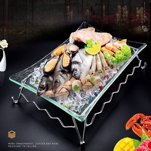 <span class=keywords><strong>Plateau</strong></span> <span class=keywords><strong>de</strong></span> luxe en acrylique pour sashimi, buffet, présentation d'hôtel, assiette à <span class=keywords><strong>fruits</strong></span>, plat <span class=keywords><strong>de</strong></span> <span class=keywords><strong>fruits</strong></span> <span class=keywords><strong>de</strong></span> <span class=keywords><strong>mer</strong></span> pour hôtels et restaurants - Product Image 1
