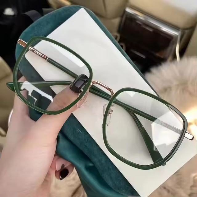 2024 Classic Squared High Quality Optical Frame Anti-Blue Light Blocking Reading Glasses for Unisex