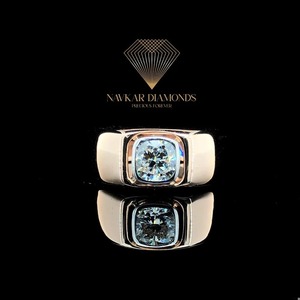 Anillo de Compromiso de Moissanita Contemporáneo con Engaste Duradero y Brillo Duradero, Disponible para la Venta, Directo de Fábrica - Product Image 2