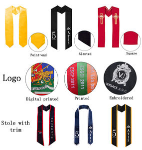 Stole di Laurea in Raso Personalizzate 2026, Vendita all'Ingrosso di Stole per Società Nazionale dell'Onore - Product Image 6