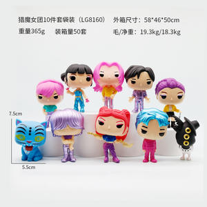 Popular Monster Hunt K-pop Big Head Q-version Rumimi Modelo Hecho a Mano Caja Sorpresa Juguete de Moda Adorno - Product Image 3