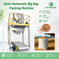 Machine d'emballage semi-automatique pour sacs de 1000 kg de céréales (blé, maïs) – Ensacheuse de sacs jumbo pour le remplissage en vrac de blé, maïs et céréales