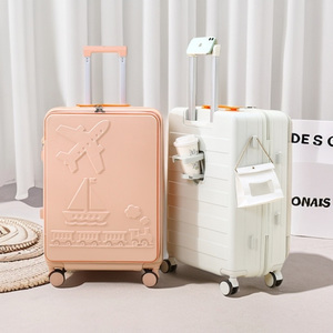 Maleta <span class=keywords><strong>de</strong></span> <span class=keywords><strong>Viaje</strong></span> Juvenil con Puerto <span class=keywords><strong>de</strong></span> Carga USB, Bolsillo Frontal y Superior, Ligera, Edición Universal Artística, Venta al Por Mayor - Product Image 3