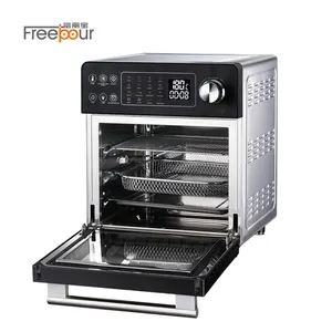 Latest 16L Double Layer Electric Toaster Oven with Accessories Multi No Oil Digital Air Fryer Oven