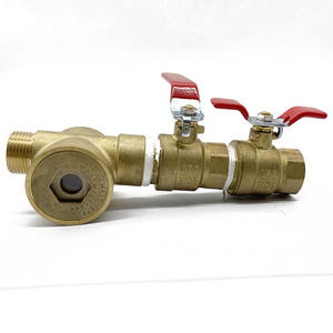 Connexion de test d'inspecteur de haute qualité 175PSI, 400WOG, inspecteur d'incendie de robinet <span class=keywords><strong>à</strong></span> tournant sphérique en laiton de 1 pouce, pour système d'incendie - Product Image 4