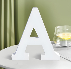 Vendita Diretta dalla Fabbrica: Grandi Lettere dell'Alfabeto <span class=keywords><strong>in</strong></span> <span class=keywords><strong>Legno</strong></span> Bianco Non Finito per Artigianato, Insegne da Giardino e Targhe per Sale Riunioni - Product Image 3
