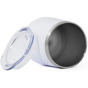 De acero inoxidable aislado 12oz vaso taza con tapa paja para café o <span class=keywords><strong>vino</strong></span> - Product Image 5