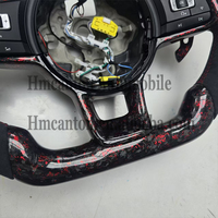 Nouveaux produits : Volant en fibre de carbone forgée avec LED et revêtement en daim pour Volkswagen Golf 7 GTI