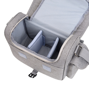 Sac pour appareil photo reflex numérique pour femmes, logo personnalisé, vintage, imperméable, haute qualité, M6 M50 200D 80D <span class=keywords><strong>750D</strong></span> <span class=keywords><strong>700D</strong></span> 6D 77D 5D3, fermeture à glissière - Product Image 5