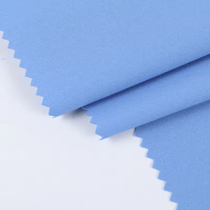 Tissu personnalisé écologique solide 56% polyester 22% fibre de <span class=keywords><strong>café</strong></span> 20% viscose sergé teint Serge Suiting Fabric - Product Image 2