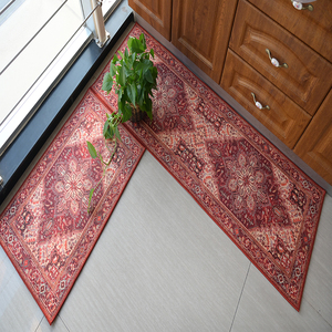 Tailles personnalisées <span class=keywords><strong>Tapis</strong></span> persans imprimés en chenille <span class=keywords><strong>de</strong></span> polyester à poils plats <span class=keywords><strong>de</strong></span> couleur rouge <span class=keywords><strong>Tapis</strong></span> <span class=keywords><strong>de</strong></span> <span class=keywords><strong>sol</strong></span> pour la maison Salon Chambre à coucher - Product Image 2
