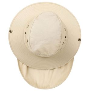 <b>Men</b> <b>Sun</b> With Neck Flap Wide Brim Boonie Waterproof Bucket <b>Hats</b> Uv Protection Caps Fishing <b>Hat</b> for Camping Hiking Garden Work - Product Image 4