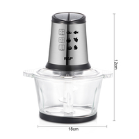 RAF hachoir Transparent hachoir électrique légumes igname pilon robot culinaire multifonction hachoir alimentaire