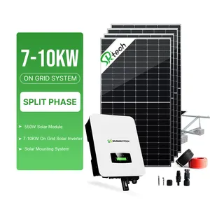 完整的家用网格光伏太阳能电池板系统35kw 10kw 15kw 20kw太阳能光伏发电系统价格