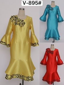 Vestidos Elegantes de Lino Amarillo para Mujer, Tallas Grandes, Otoño 2026, los Mejores Diseños para Iglesia - Product Image 6