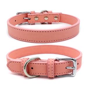 Conjunto de correa de collar de entrenamiento de perro táctico ajustable de cuero PU de lujo Material suave remache decoraciones de encaje patrones impresos sólidos - Product Image 4