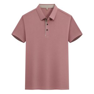 Camisa Polo para Hombre, Manga Corta, Color Sólido, Tela Oxford de Poliéster, Uso Diario - Product Image 3