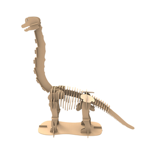 Modèle d'étagère de puzzle en <span class=keywords><strong>carton</strong></span> à faire soi-même, <span class=keywords><strong>dinosaure</strong></span> Triceratops 3D pour enfants - Product Image 3