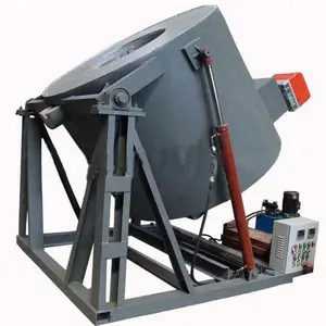 50kg 1ton aluminum scrap melting furnace with crucible for sale