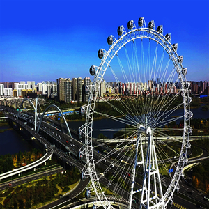 Grande Roue Métallique Moderne de 75m pour Parc d'Attractions Extérieur, Attractions pour Adultes, Manège de Fête Foraine à Vendre dans un Centre Commercial - Product Image 1