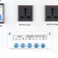 Régulateur de tension intelligent monophasé entièrement automatique 2000VA neuf avec écran LCD pour usage domestique 50Hz