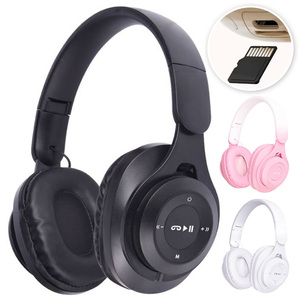 Auriculares Bluetooth Plegables Ajustables <span class=keywords><strong>M6</strong></span> Plus, Compatibles con Tarjeta TF, Música, Almohadillas de Cuero Suave, Auriculares Inalámbricos y con Cable TWS - Product Image 1