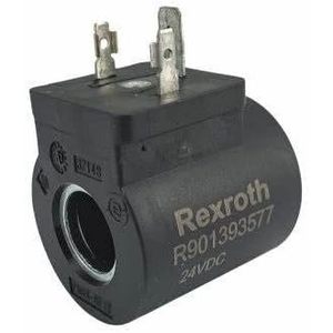 Bobina de Válvula Solenoide Rexroth R901393577 24VDC, Montaje en Panel, Construcción Metálica - Product Image 2
