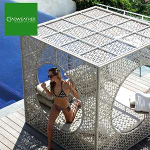 Chaise longue de <span class=keywords><strong>jardin</strong></span> en rotin PE de haute qualité, imperméable, pour la piscine, la plage, les complexes hôteliers et les hôtels - Product Image 5