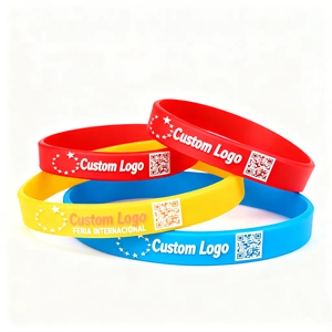 Bracelet en silicone gaufré avec lettres, bracelet en caoutchouc, logo personnalisé, commande en gros, texte motivant, usage quotidien - Product Image 2