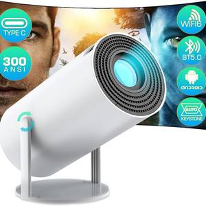 โปรเจคเตอร์ EASUNTECH Hy300 Pro Max ความละเอียด 720p ระบบ Wifi จอ LCD สำหรับโรงภาพยนตร์ในบ้าน ระบบแอลอีดี Android มินิ สมาร์ท 4k ไร้สาย พกพา สำหรับดูหนังผ่านโทรศัพท์ - Product Image 4