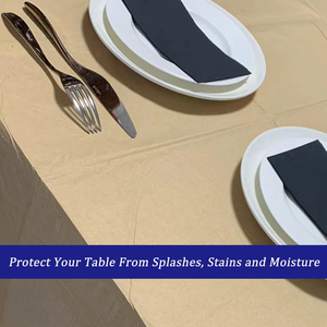 Disposable 2 <strong>Papers</strong> 1 Flim <strong>Tablecloths</strong> Eco-friendly Craft Color 3 Plys Tablecover for Home - Product Image 5