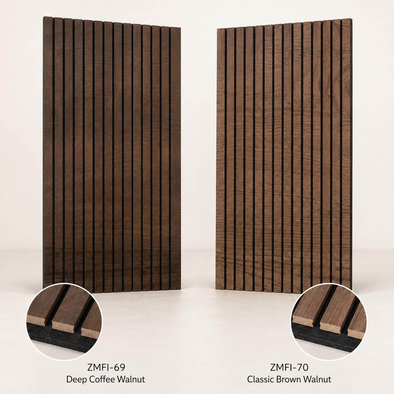 Noyer café foncé/Noyer brun classique