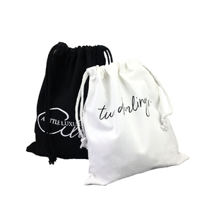 Sac à linge en toile de coton naturel personnalisé et portable avec cordon de serrage pour hôtels – Offre Spéciale - Product Image 2