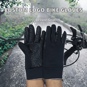 Guantes de Ciclismo Deportivos de Invierno con Logotipo Personalizado, Unisex, Antideslizantes, Transpirables, con Almohadilla Amortiguadora, Ligeros, Fáciles de Usar, de Medio Dedo - Product Image 2