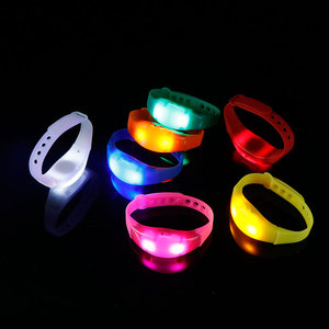 Ismart âm nhạc âm thanh kích hoạt LED nhấp nháy dây đeo cổ tay ánh sáng lên Led Vòng đeo tay - Product Image 3