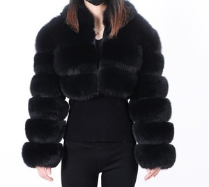Le nouveau <span class=keywords><strong>manteau</strong></span> court en <span class=keywords><strong>imitation</strong></span> fourrure <span class=keywords><strong>manteau</strong></span> assorti à la mode femmes col montant manches longues Spot vente en gros - Product Image 1