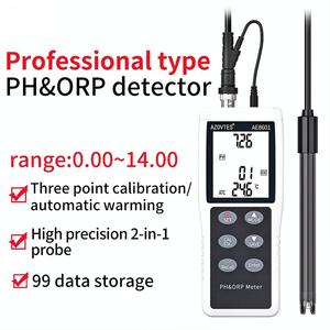 ऑल-इन-वन मल्टी जांच पोर्टेबल जल गुणवत्ता परीक्षण उपकरण <span class=keywords><strong>ph</strong></span> मीटर तापमान सेंसर Lcd डिस्प्ले एब्स/गंध - Product Image 3