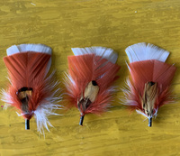 Épingle à chapeau personnalisée avec garniture en plumes véritables pour artisanat DIY, chapeau de cowboy, chapeau Fedora, costume, cosplay, accessoire de coiffure