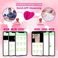 Leise starke Vibration G-Punkt Stimulator App Control Mini Ultra dünne Schmetterling tragbare Klitoris Höschen Vibratoren für Frauen
