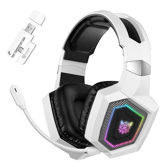 Onikuma Gt806 Tri--mode Gaming Headphones Hifi Sound Quality 50mm Drivers 1000mah Battery Gamer Headsets