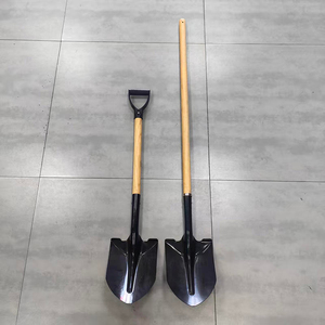Pelle à pointe ronde en acier au manganèse avec manche en bois dur, outil agricole et de construction pour le marché du Moyen-Orient - Product Image 3