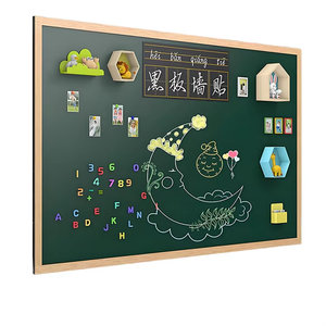 بمواد لاصقة مركبة من الحديد من السهل قطعها-لوحة بطراز طباشير قابلة لإعادة الكتابة للأطفال - Product Image 6