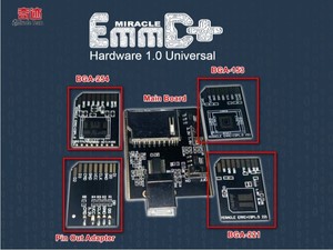 NUOVO Adattatore <span class=keywords><strong>Miracle</strong></span> EMMC Plus + Hardware 1.0 per Fotocamera Universale BGA 221/154/254 Compatibile con <span class=keywords><strong>Miracle</strong></span> Thunder <span class=keywords><strong>Box</strong></span> - Product Image 6