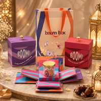 Boîte surprise personnalisée avec papillon volant pour l'emballage de cupcakes d'anniversaire, boîte à surprise de luxe et ensemble de sacs en papier