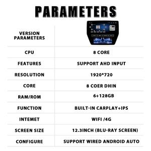 Radio para Auto con Pantalla Dual de 12.3 Pulgadas para Maserati GT/GC Gran Turismo 2007-2015, Reproductor Multimedia, Navegación GPS, Unidad Inalámbrica Carplay - Product Image 5