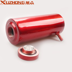 Réservoir d'expansion de radiateur en alliage d'aluminium, 800ml, pour modification de voiture, bleu, rouge, argent, à visser - Product Image 5