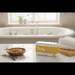 Jabón en Barra Biolly de Manzanilla para Confort, 150 Gramos - Protección Diaria con Aceites Esenciales de Primera Calidad - Product Image 3