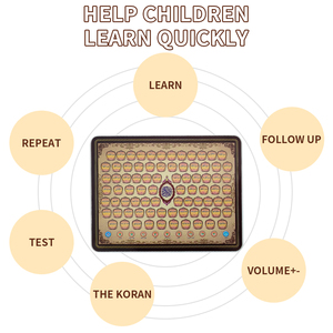 Jouets éducatifs intelligents de haute qualité pour enfants, machine d'étude du Coran <span class=keywords><strong>en</strong></span> <span class=keywords><strong>arabe</strong></span> à 80 segments - Product Image 4