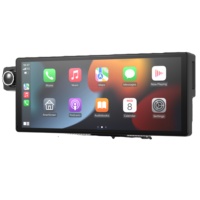 Kamera dasbor otomatis Android 8.1 HD IPS, kamera sentuh Carplay 4K kamera depan 1080P belakang rekaman Loop Bluetooth Audio kotak hitam