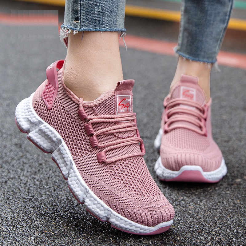 Buy Zapatos de red de verano transpirables de otoño Zapatos casuales  coreanos zapatos de malla zapatos para correr ligeros zapatos deportivos  para caminar zapatos de otoño para mujeres Promoción Venta caliente  productos